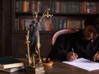 Юристи та правова допомога — ілюстрація